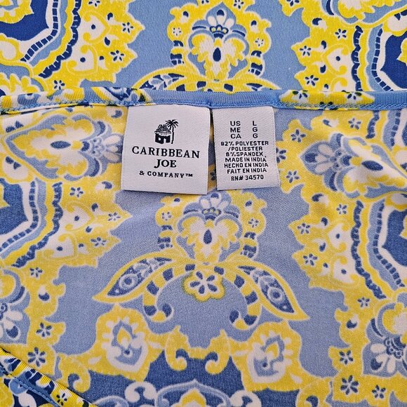 CARIBBEAN JOE & CO. WOMEN 3/4 SLEEVE DRESS - SIZE LARGE - Picture 6 of 6